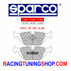 Pastiglie freno Sparco posteriori BMW E36, E39,Z1,Z3, Citroen Evasion, Fiat Ulysse,Scudo, Lancia Zeta, Peugeot 806